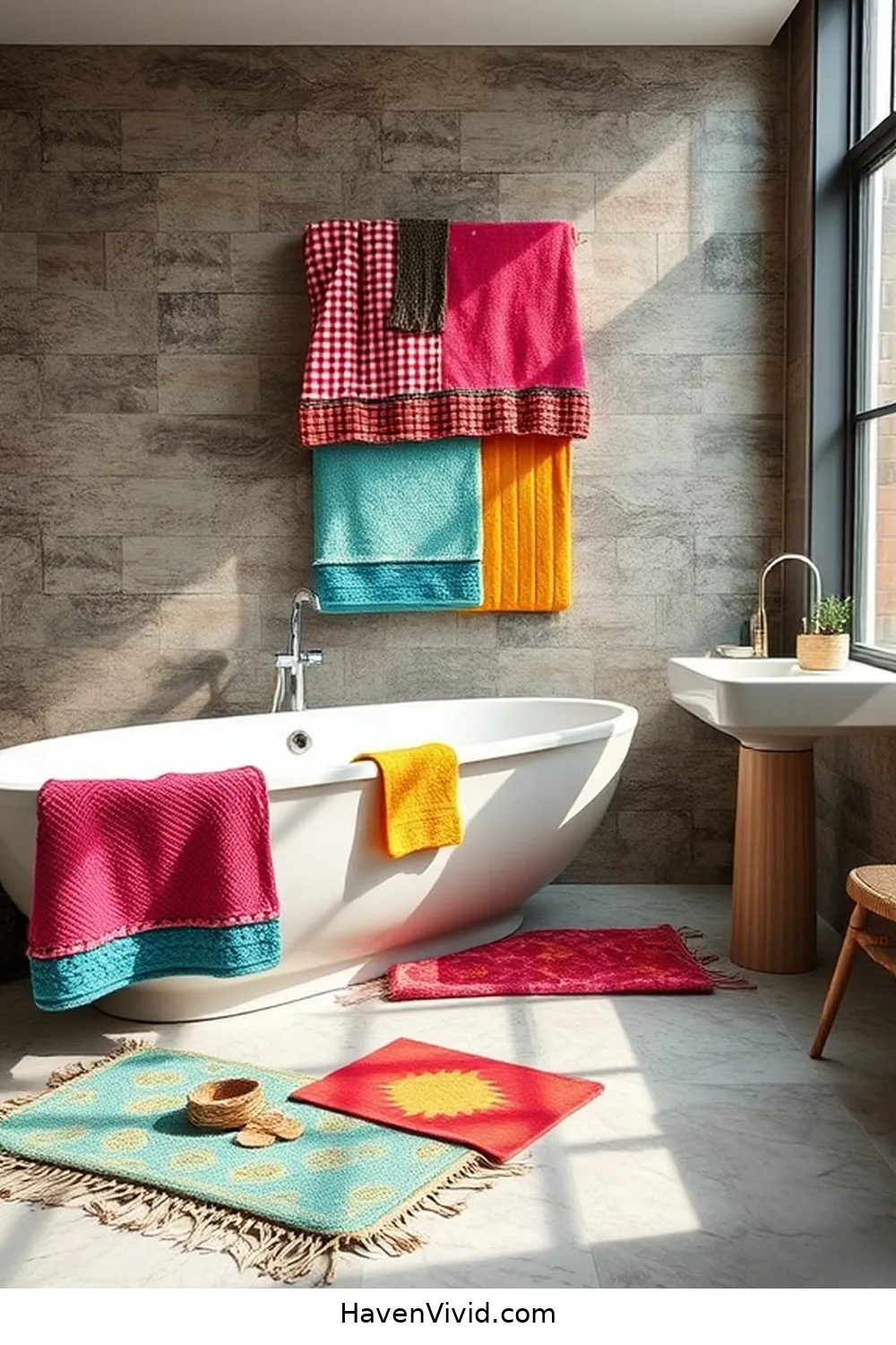Sustainable Bathroom Makeover Using Upcycled Fabric in Urban Living 5 Creating Unique Bath Mats With Repurposed Fabric for Sustainable Bathroom Makeover Using Upcycled Fabric in Urban Living