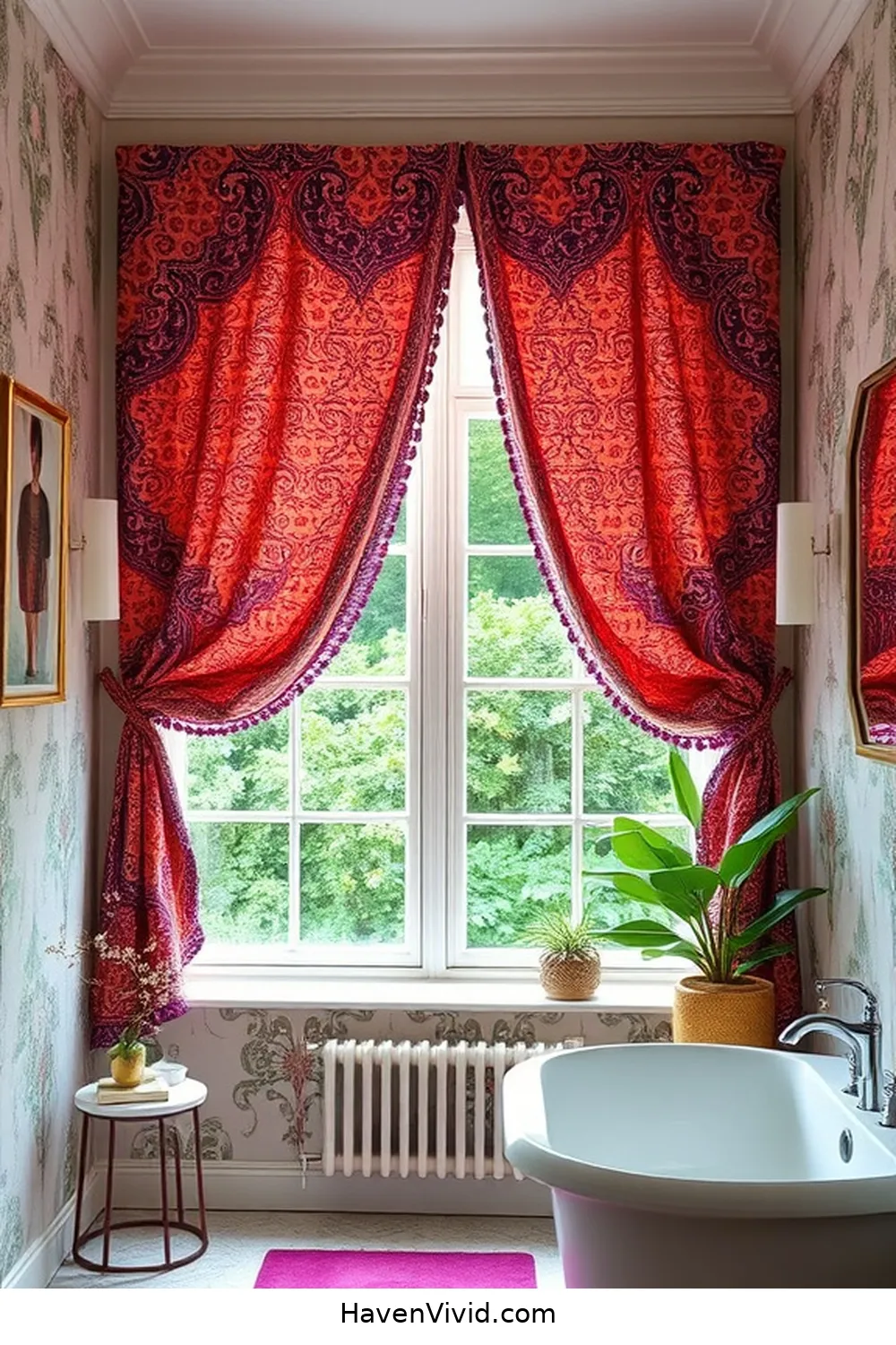 Sustainable Bathroom Makeover Using Upcycled Fabric in Urban Living 9 Making Custom Window Treatments With Upcycled Materials for Sustainable Bathroom Makeover Using Upcycled Fabric in Urban Living