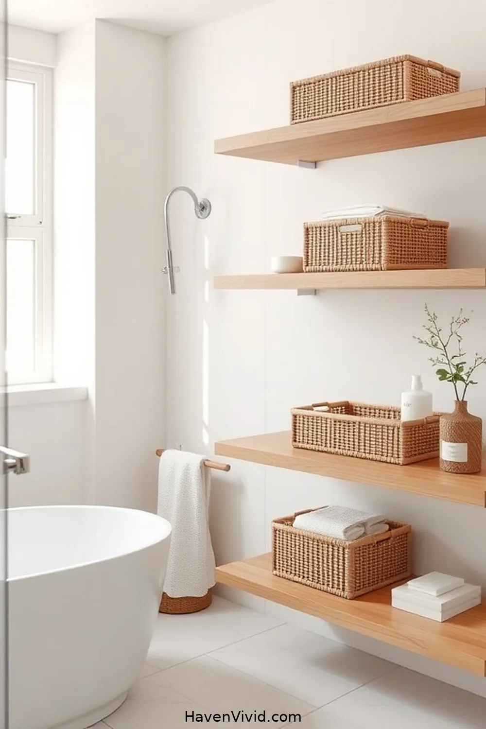 Tips for Achieving a Minimalist Bathroom Lifestyle Using Bamboo 10 Organizing With Bamboo Baskets and Trays for Tips for Achieving a Minimalist Bathroom Lifestyle Using Bamboo