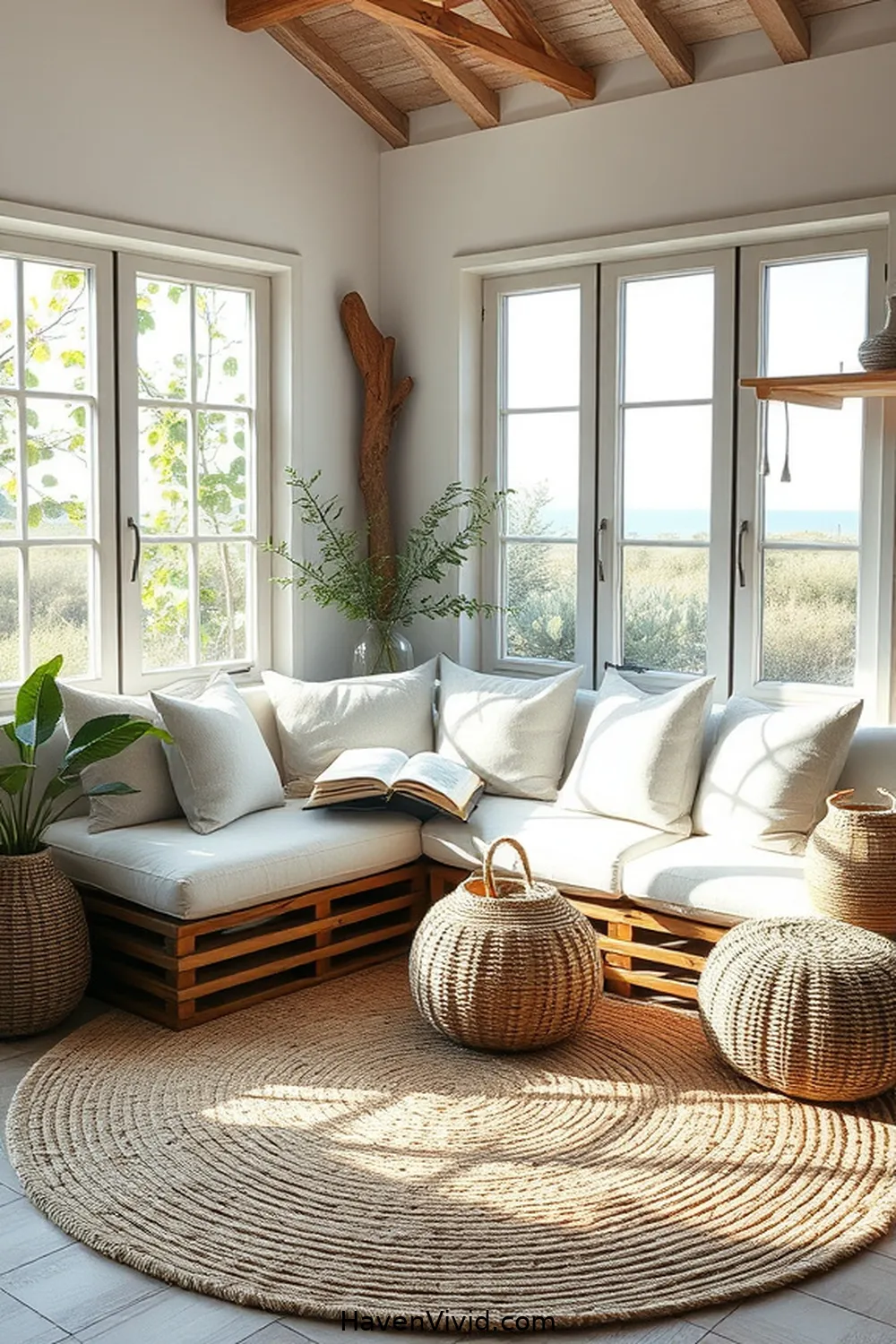 Tips for Creating a Coastal Living Nursery Using Natural Fibers 9 Creating a Cozy Reading Nook With Natural Materials for Tips for Creating a Coastal Living Nursery Using Natural Fibers