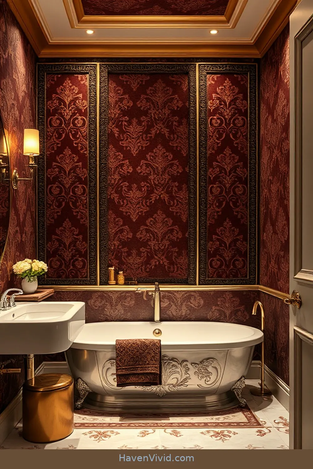 Transform Your Bathroom Into a Glamorous Lifestyle Using Upcycled Fabric 10 Personalizing Your Bathroom With Fabric Wall Panels for Transform Your Bathroom Into a Glamorous Lifestyle Using Upcycled Fabric