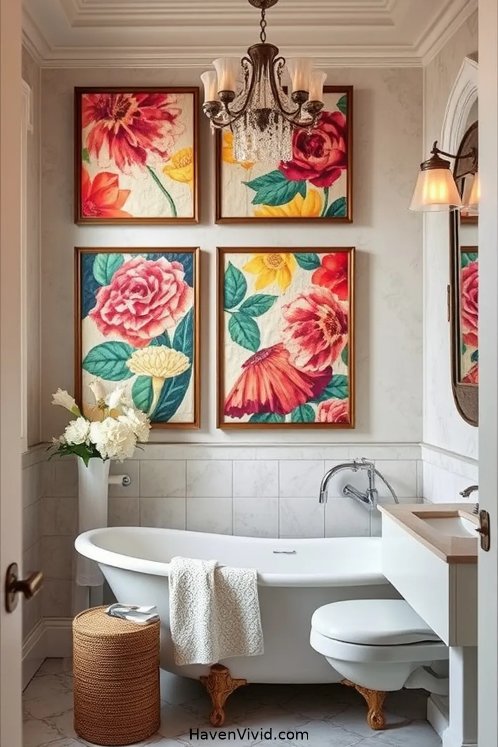 Transform Your Bathroom Into a Glamorous Lifestyle Using Upcycled Fabric 7 Upcycled Fabric Wall Art for a Touch of Elegance for Transform Your Bathroom Into a Glamorous Lifestyle Using Upcycled Fabric
