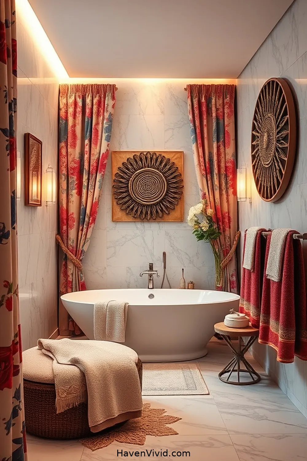 Transform Your Bathroom Into a Glamorous Lifestyle Using Upcycled Fabric 13 Using Fabric Scraps for Unique Bathroom Decor for Transform Your Bathroom Into a Glamorous Lifestyle Using Upcycled Fabric