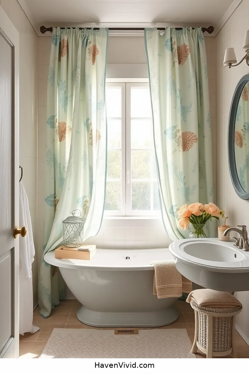 Transform Your Bathroom for Coastal Living Using Upcycled Fabric 2 Choosing Your Upcycled Fabric for Transform Your Bathroom for Coastal Living Using Upcycled Fabric
