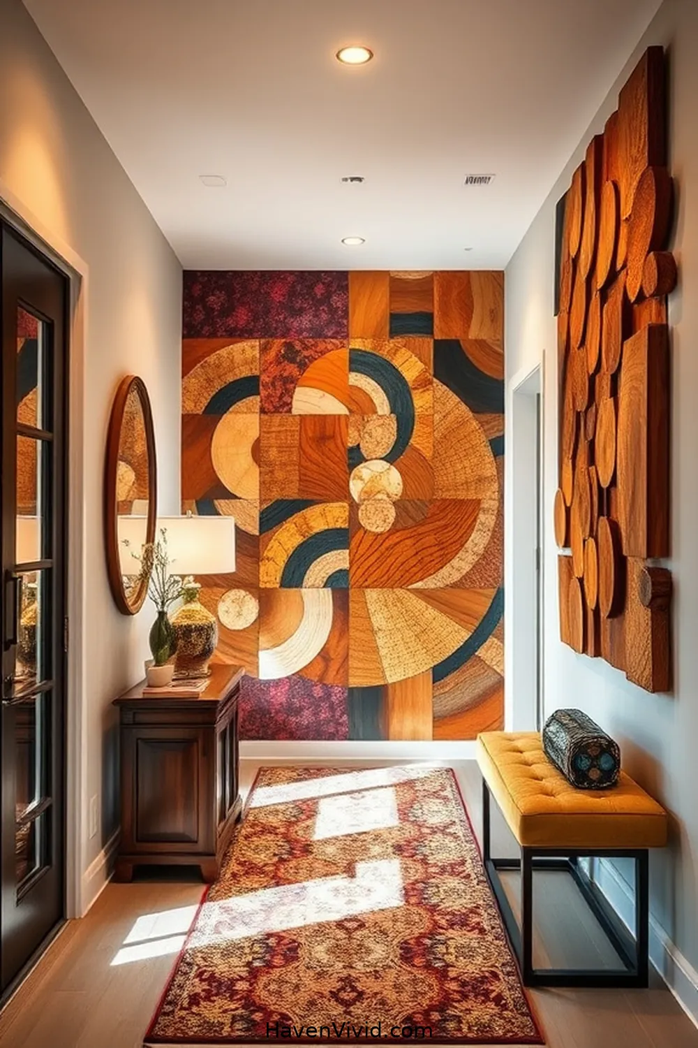 Transform Your Entryway With Artistic Spaces Using Recycled Wood 5 Creative Recycled Wood Wall Art for Transform Your Entryway With Artistic Spaces Using Recycled Wood