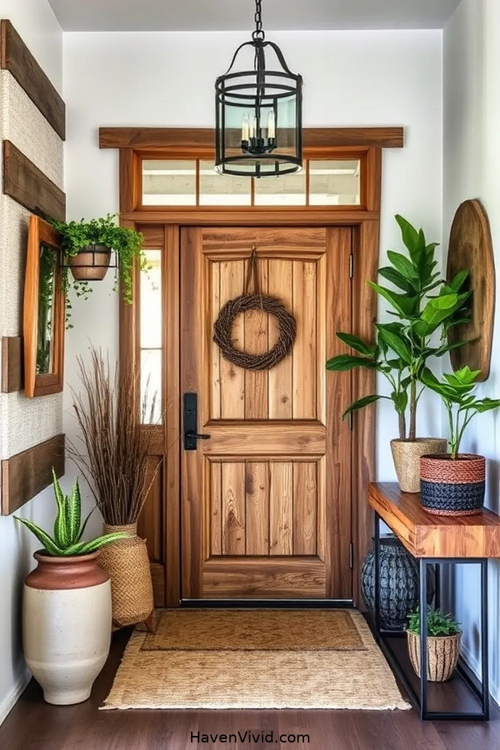 Transform Your Entryway With Artistic Spaces Using Recycled Wood 11 Mixing Textures: Combining Wood With Other Materials for Transform Your Entryway With Artistic Spaces Using Recycled Wood