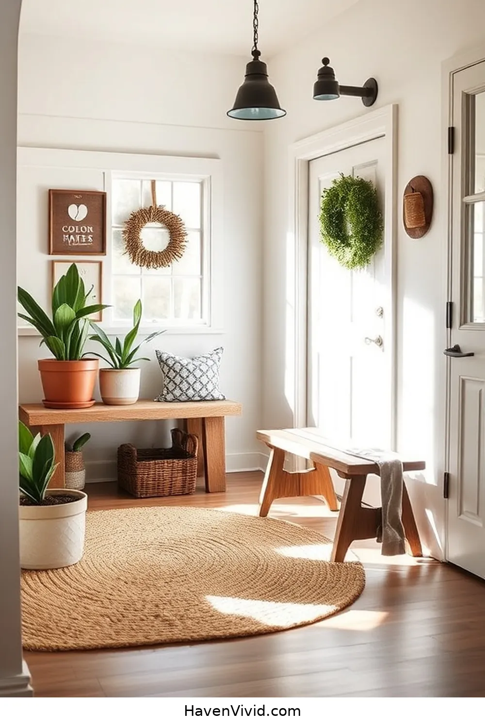 Transform Your Entryway for Farmhouse Living Using Natural Fibers 5 Incorporating Jute Rugs for Warmth for Transform Your Entryway for Farmhouse Living Using Natural Fibers