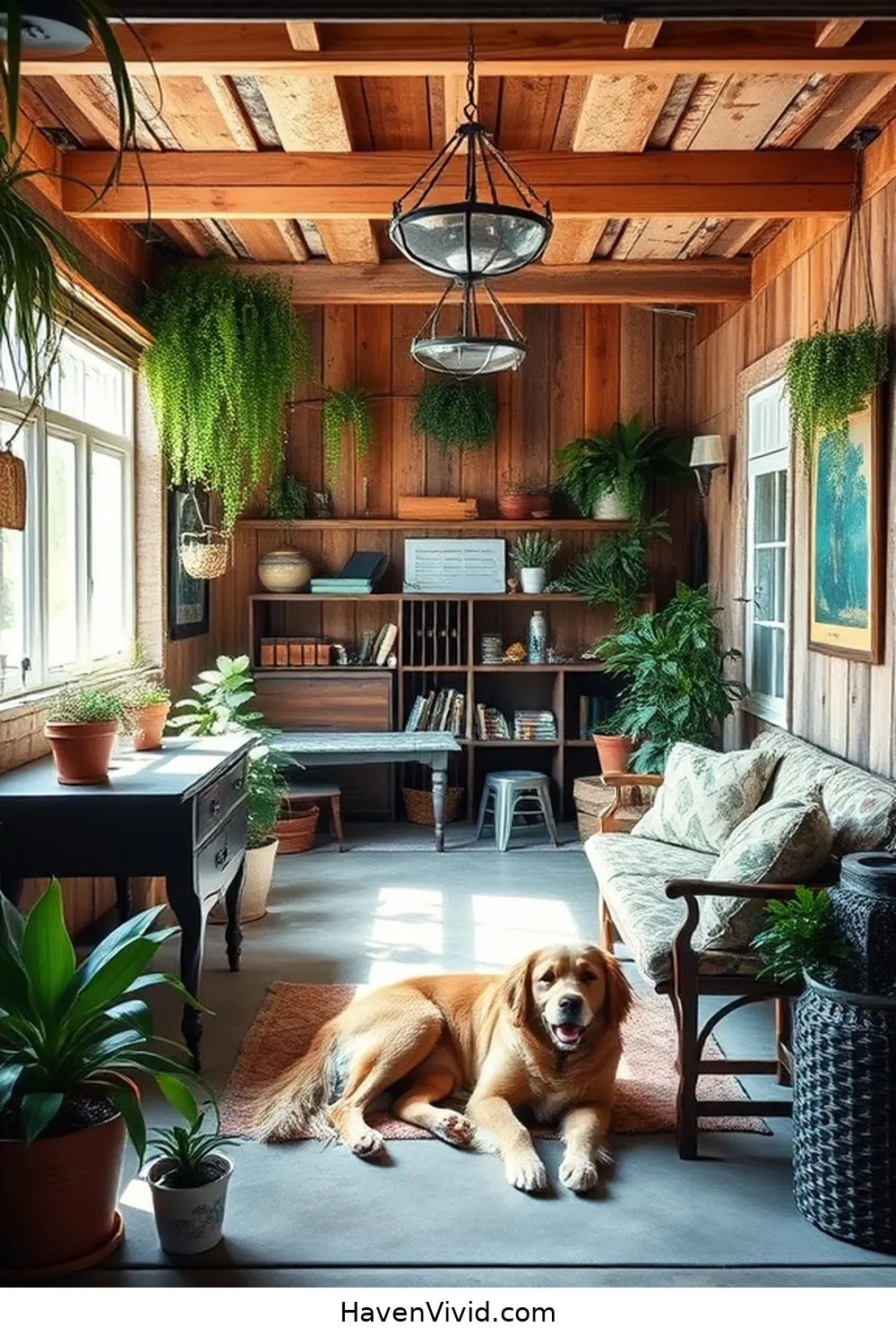 Transform Your Garage Into Farmhouse Living Using Reclaimed Materials 10 Incorporating Greenery and Natural Elements for Transform Your Garage Into Farmhouse Living Using Reclaimed Materials