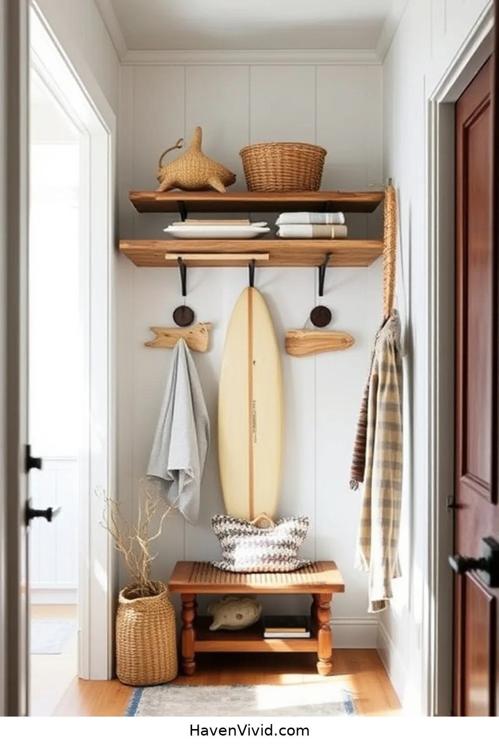 Transform Your Hallway for Coastal Living Using Reclaimed Materials 6 Adding Functional Elements for Transform Your Hallway for Coastal Living Using Reclaimed Materials