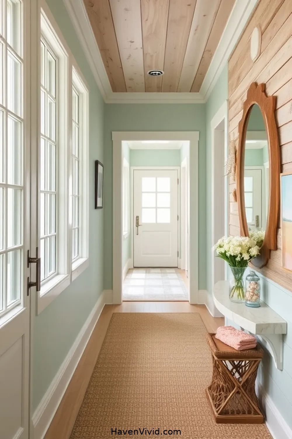Transform Your Hallway for Coastal Living Using Reclaimed Materials 4 Crafting a Coastal Color Palette for Transform Your Hallway for Coastal Living Using Reclaimed Materials