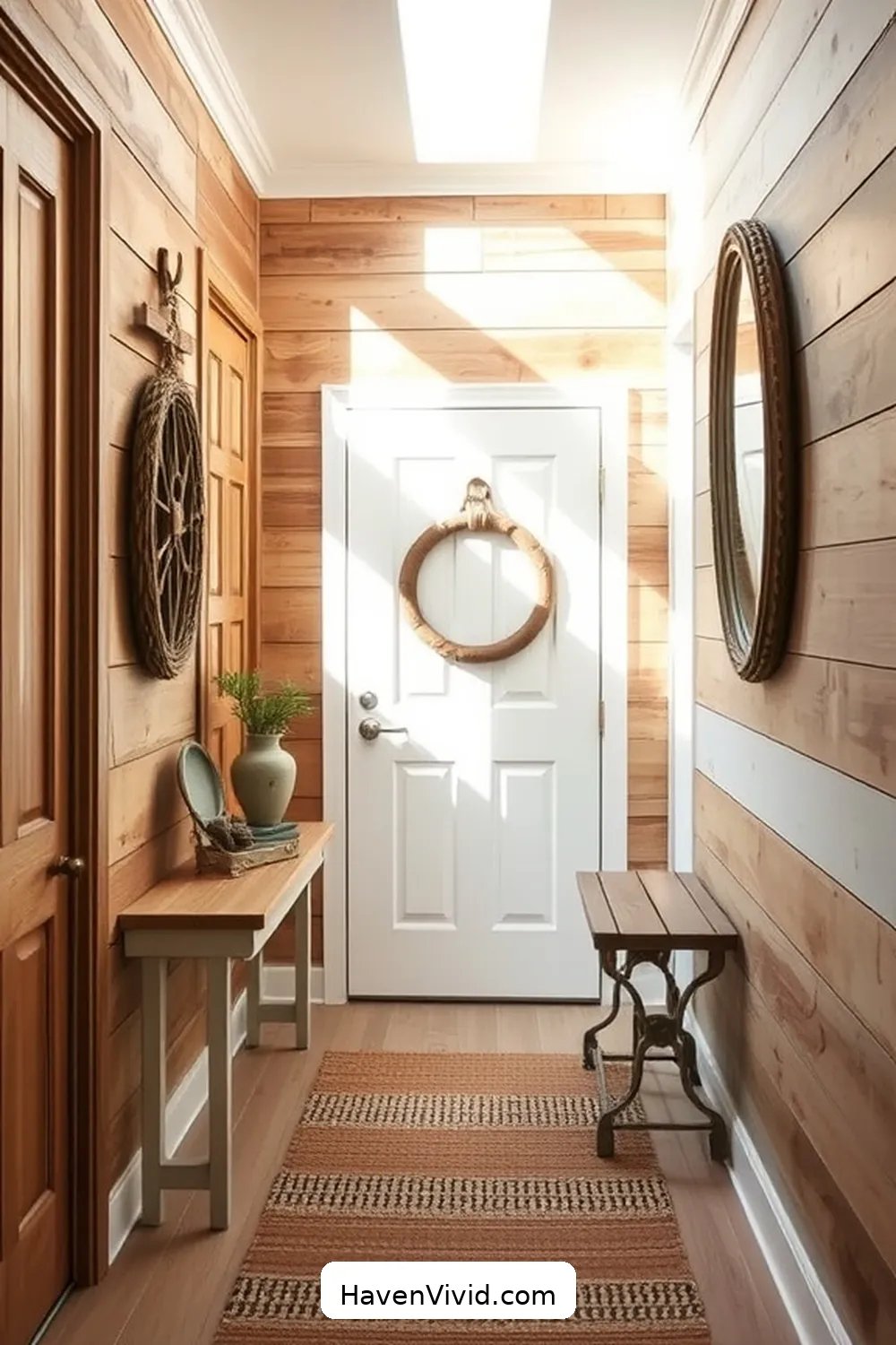 Transform Your Hallway for Coastal Living Using Reclaimed Materials 5 Incorporating Vintage Decor for Transform Your Hallway for Coastal Living Using Reclaimed Materials