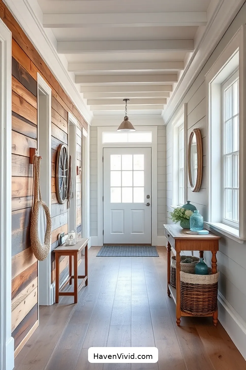 Inspiring Coastal Hallway Examples and Case Studies for Transform Your Hallway for Coastal Living Using Recycled Wood