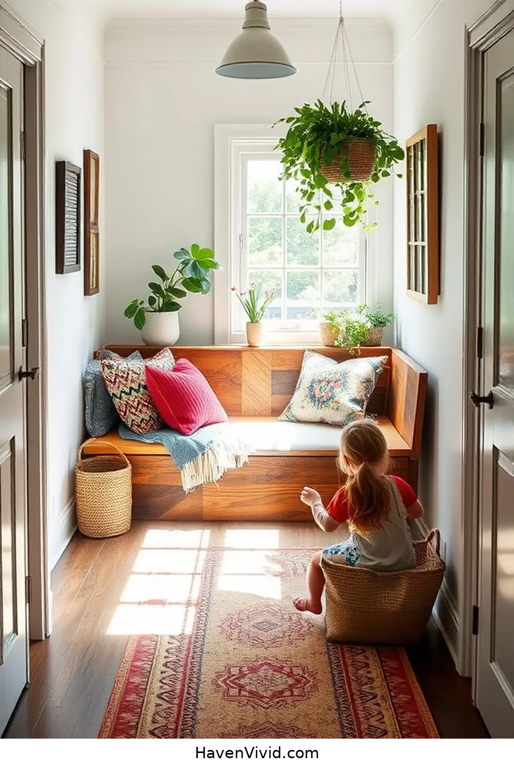 Transform Your Hallway for Family-Friendly Living Using Recycled Wood 7 Transforming Your Hallway With Reclaimed Wood Benches for Transform Your Hallway for Family-Friendly Living Using Recycled Wood