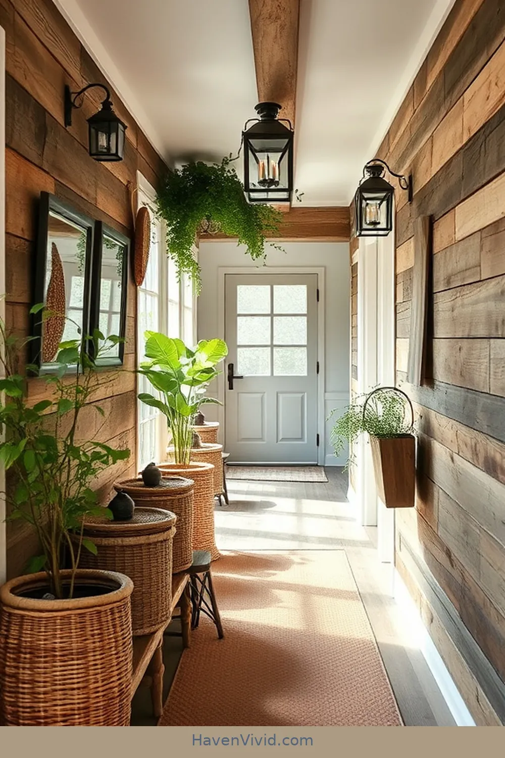 Transform Your Hallway for Farmhouse Living Using Recycled Wood 14 Accessorizing Your Hallway With Wood Elements for Transform Your Hallway for Farmhouse Living Using Recycled Wood