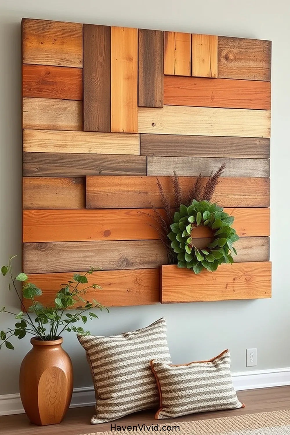 Transform Your Hallway for Farmhouse Living Using Recycled Wood 8 Crafting Unique Wall Art From Recycled Wood for Transform Your Hallway for Farmhouse Living Using Recycled Wood