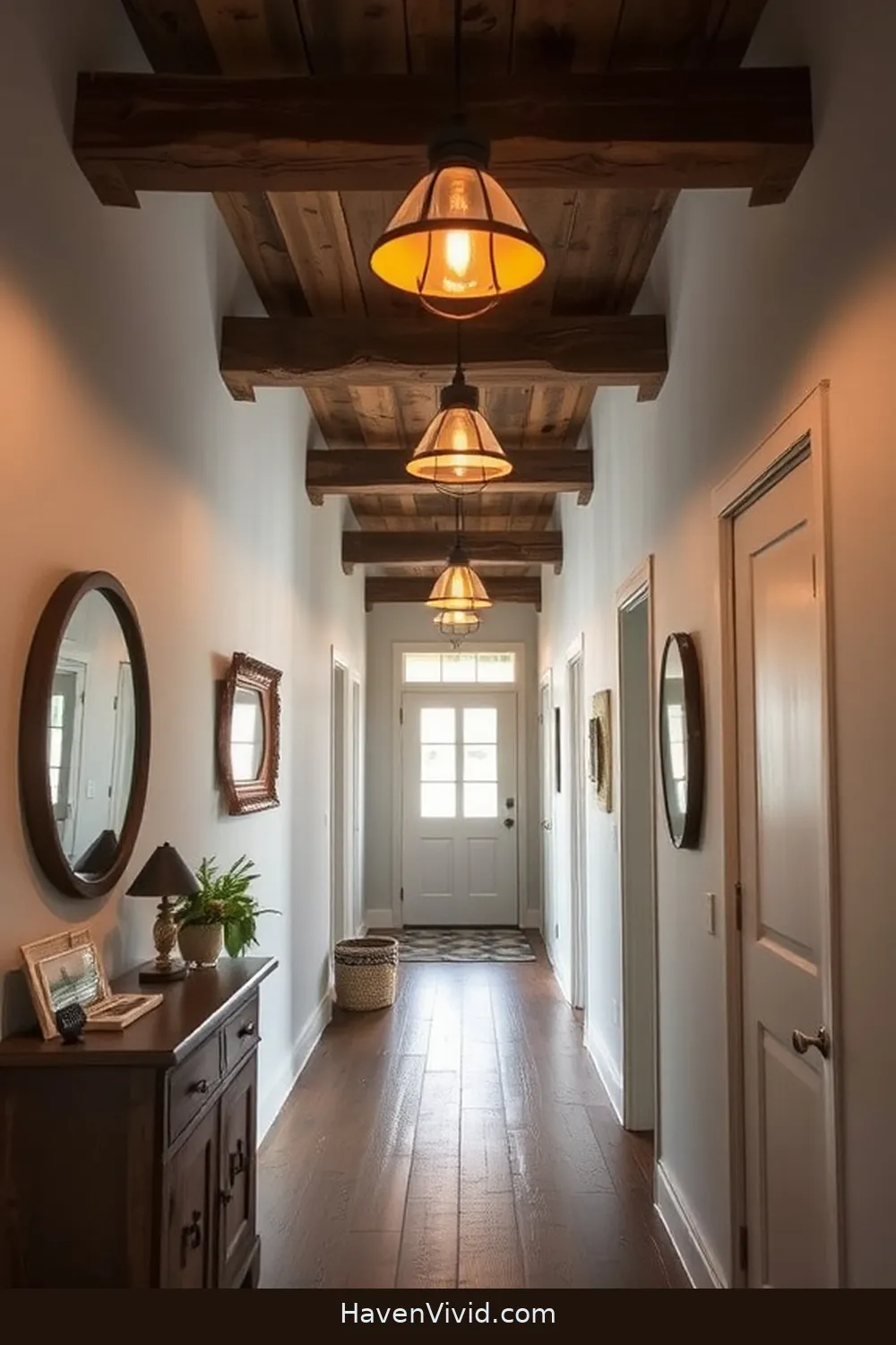 Transform Your Hallway for Farmhouse Living Using Recycled Wood 13 Lighting Solutions Using Reclaimed Wood for Transform Your Hallway for Farmhouse Living Using Recycled Wood
