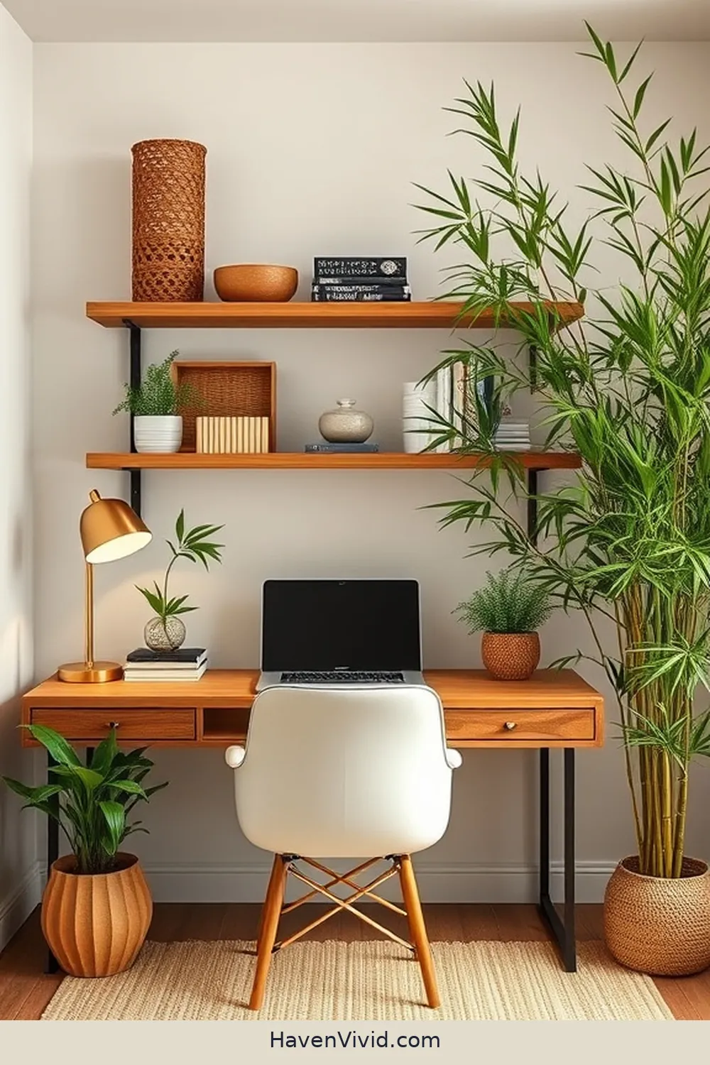 Transform Your Home Office for Farmhouse Living Using Bamboo 6 Bamboo Accents: Decorative Elements to Enhance Your Decor for Transform Your Home Office for Farmhouse Living Using Bamboo