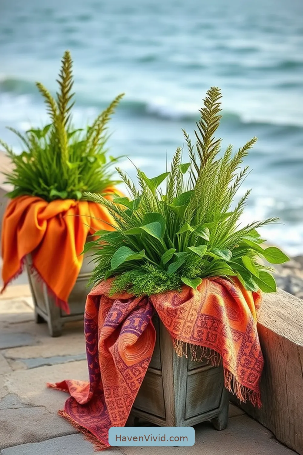 Transform Your Outdoor Living Space Using Upcycled Fabrics for Coastal Style 12 Incorporating Upcycled Fabrics in Planters and Pots for Transform Your Outdoor Living Space Using Upcycled Fabrics for Coastal Style