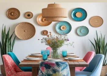 Image for: 10 Creative Ways for Family-Friendly Living in Your Dining Room Using Upcycled Fabric