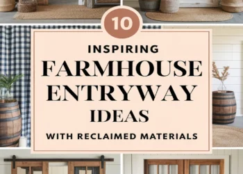Image for: 10 Inspiring Ways for Farmhouse Living in Your Entryway Using Reclaimed Materials