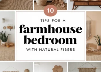 Image for: 10 Tips for Creating a Farmhouse Bedroom Using Natural Fibers