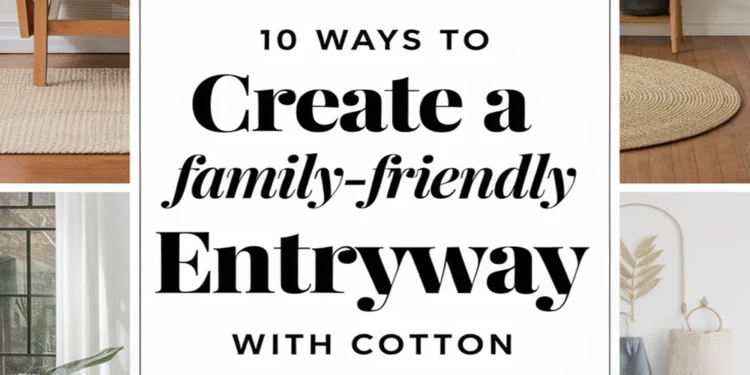 10 Ways to Create a Family-Friendly Living Entryway Using Organic Cotton 1 Image for: 10 Ways to Create a Family-Friendly Living Entryway Using Organic Cotton