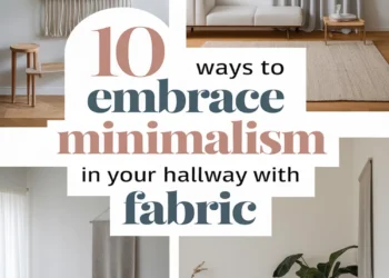 Image for: 10 Ways to Embrace a Minimalist Lifestyle in Your Hallway Using Upcycled Fabric