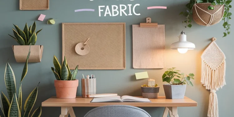 Image for: 11 Creative Ways for Eco-Friendly Living Using Upcycled Fabric in Your Home Office