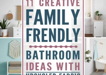 Image for: 11 Creative Ways for Family-Friendly Living in the Bathroom Using Upcycled Fabric