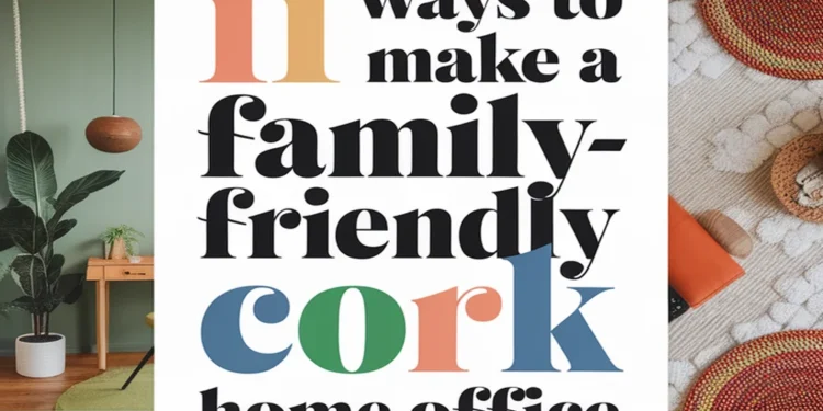 Image for: 11 Ways to Create a Family-Friendly Living Home Office Using Cork
