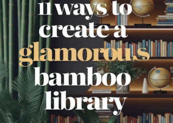 Image for: 11 Ways to Create a Glamorous Library Using Bamboo Decor