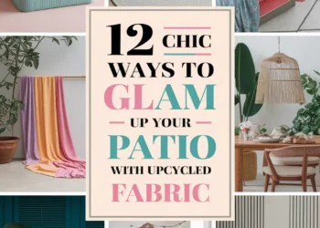 Image for: 12 Chic Ways for a Glamorous Outdoor Patio Lifestyle Using Upcycled Fabric