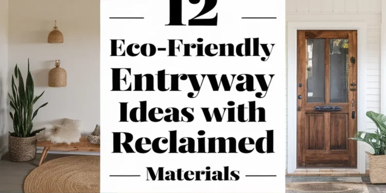 Image for: 12 Creative Ways for Eco-Friendly Living in Your Entryway Using Reclaimed Materials