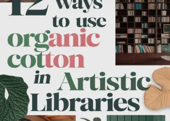 Image for: 12 Creative Ways to Use Organic Cotton in Artistic Library Spaces