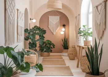 Image for: 12 Ways to Achieve a Glamorous Lifestyle Hallway Using Natural Fibers