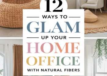 Image for: 12 Ways to Achieve a Glamorous Lifestyle in Your Home Office Using Natural Fibers