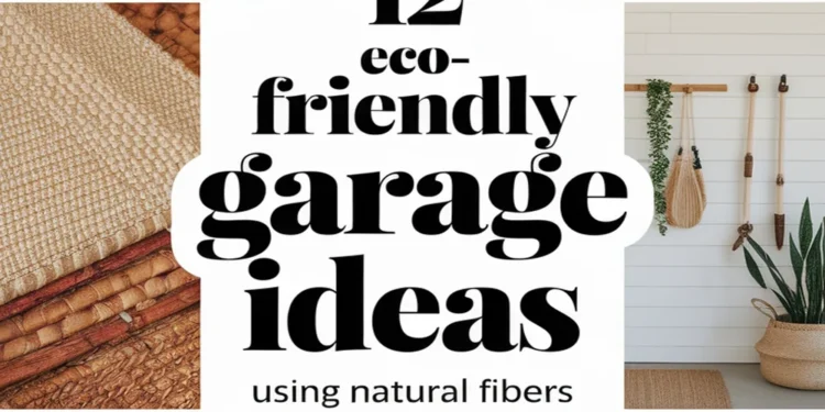 Image for: 12 Ways to Create Eco-Friendly Garage Living Using Natural Fibers