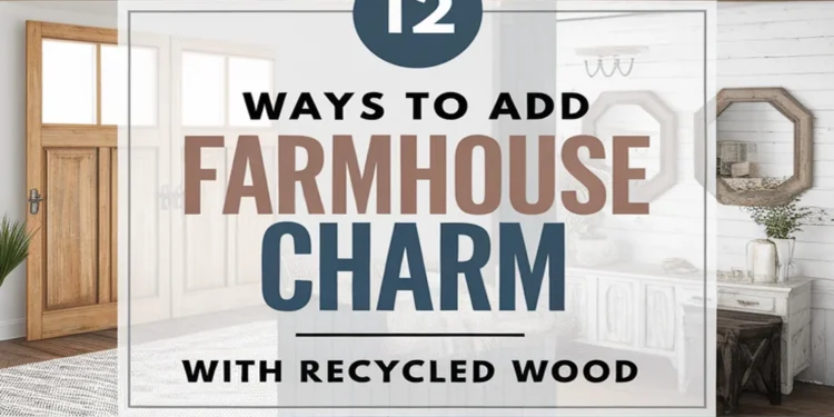Image for: 12 Ways to Create Farmhouse Charm in a Living Room Using Recycled Wood
