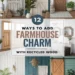 Image for: 12 Ways to Create Farmhouse Charm in a Living Room Using Recycled Wood