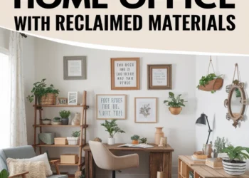 Image for: 12 Ways to Design a Family-Friendly Living Home Office Using Reclaimed Materials