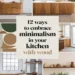 Image for: 12 Ways to Embrace Minimalist Lifestyle in Your Kitchen Using Recycled Wood