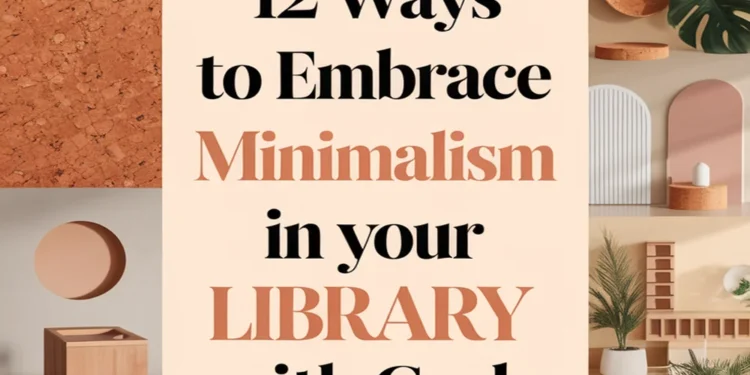 12 Ways to Embrace Minimalist Lifestyle in Your Library Using Cork Design 1 Image for: 12 Ways to Embrace Minimalist Lifestyle in Your Library Using Cork Design