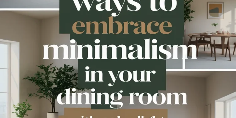 Image for: 12 Ways to Embrace a Minimalist Lifestyle in Your Dining Room Using Solar-Powered Lights