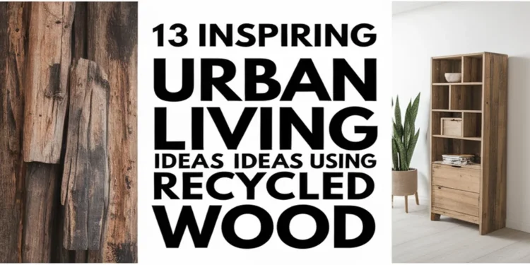 Image for: 13 Inspiring Ways for Urban Living in Your Garage Using Recycled Wood