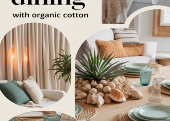 Image for: 13 Ways to Achieve Coastal Living in Your Dining Room Using Organic Cotton