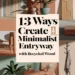 Image for: 13 Ways to Achieve a Minimalist Lifestyle in Your Entryway Using Recycled Wood
