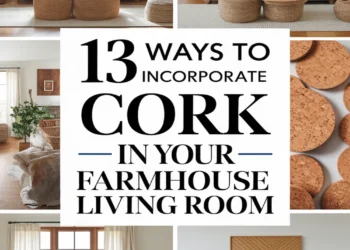 Image for: 13 Ways to Use Cork in Your Farmhouse Living Room