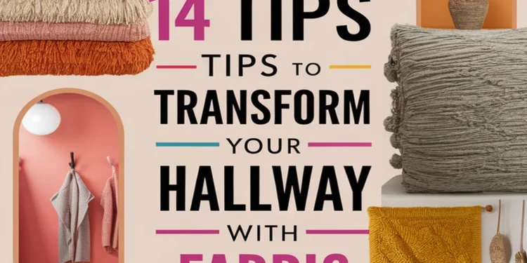 Image for: 14 Tips for Transforming Your Hallway Using Upcycled Fabric for Farmhouse Living