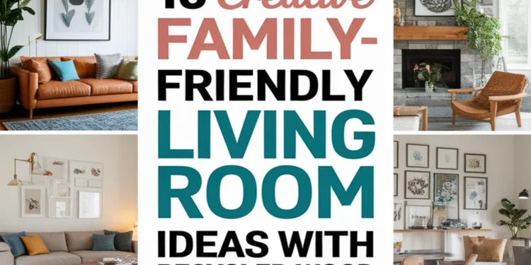 Image for: 15 Creative Ways for a Family-Friendly Living Room Using Recycled Wood