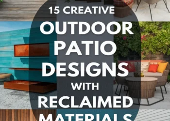 Image for: 15 Creative Ways to Design Artistic Outdoor Patios Using Reclaimed Materials